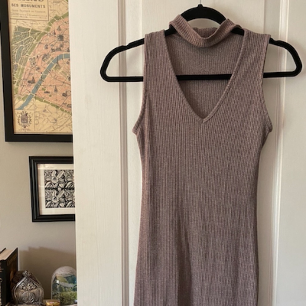 FAUX CHOKER DRESS